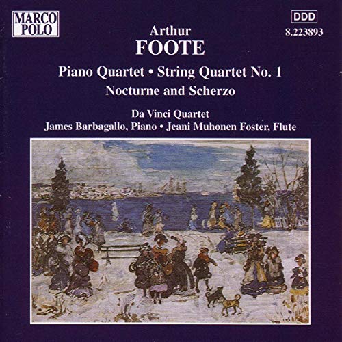 CD cover for Arthur Foote chamber works featuring a winter landscape.