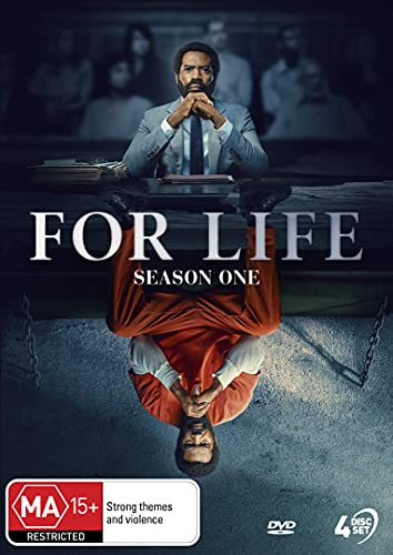 For Life" Season One DVD cover featuring a man in a suit and prison uniform.