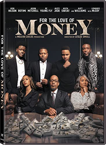 DVD cover for "For The Love Of Money" featuring a cast portrait.