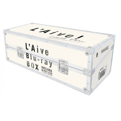White crate-shaped Blu-ray box set with "L'Aive" and "Blu-ray" text.