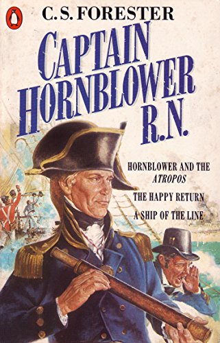 Vintage paperback cover featuring a naval officer and sailing ships.