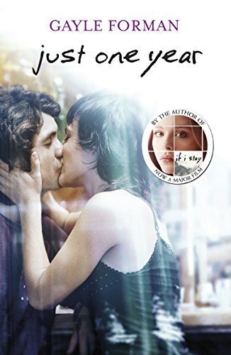 Book cover: couple kissing, with author’s name and “Just One Year” title.