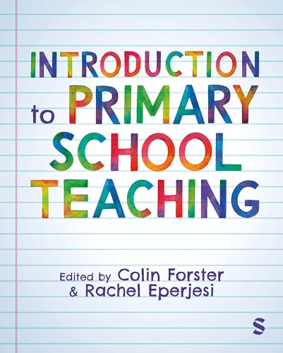 Book cover: "Introduction to Primary School Teaching" with colorful text.