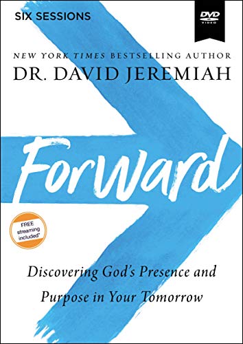 DVD cover with blue brushstroke and text: "Forward," Dr. David Jeremiah.