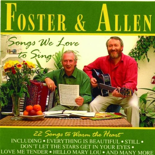 CD cover featuring Foster & Allen, two men with musical instruments.