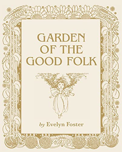 Book cover with floral border, title, and illustration of a fairy.