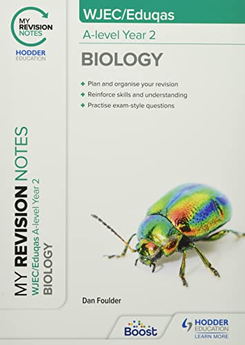 A-Level Biology revision notes cover featuring a jewel beetle.