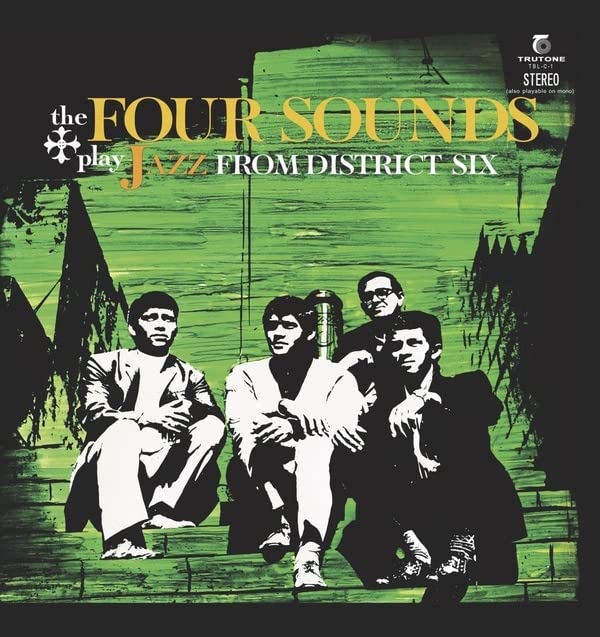 Album cover for “Jazz From District Six” featuring a band portrait.