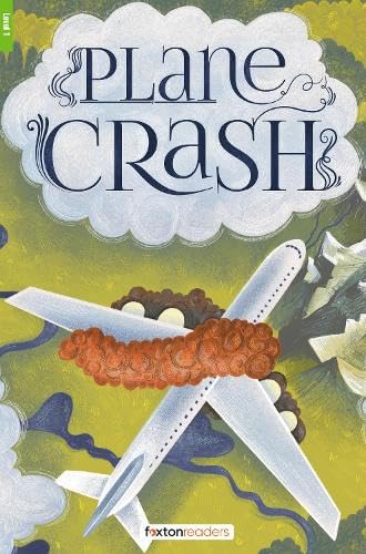 Book cover depicting a damaged airplane amidst clouds and foliage.