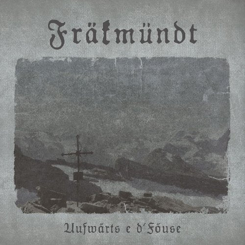 CD cover for Frakmundt's "Uufwärts E D'föuse" featuring a graveyard scene.
