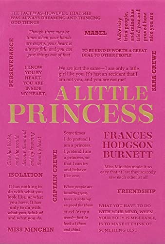 Book cover for "A Little Princess" by Frances Hodgson Burnett, text-focused.