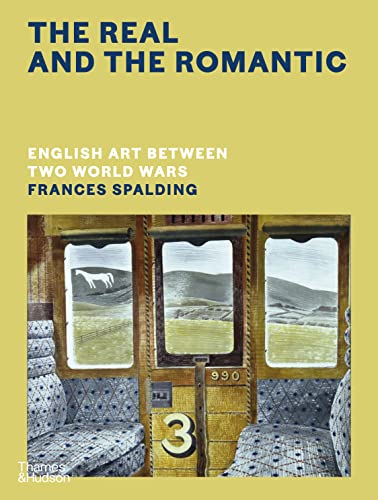 Book cover: "The Real and the Romantic" with a train window scene.