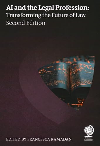 Book cover: “AI and the Legal Profession, Second Edition” with digital code imagery.