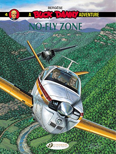 Buck Danny Vol. 4" cover: a biplane flies over a mountainous landscape.