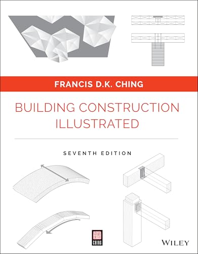 Book cover for Building Construction Illustrated, Seventh Edition, featuring architectural line drawings and diagrams.