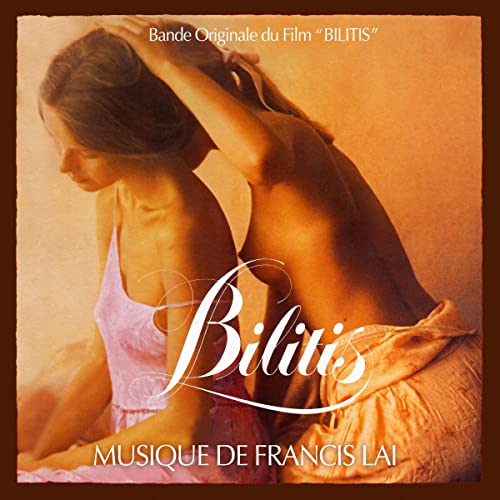 Vinyl record cover for "Bilitis" soundtrack by Francis Lai, featuring a woman.