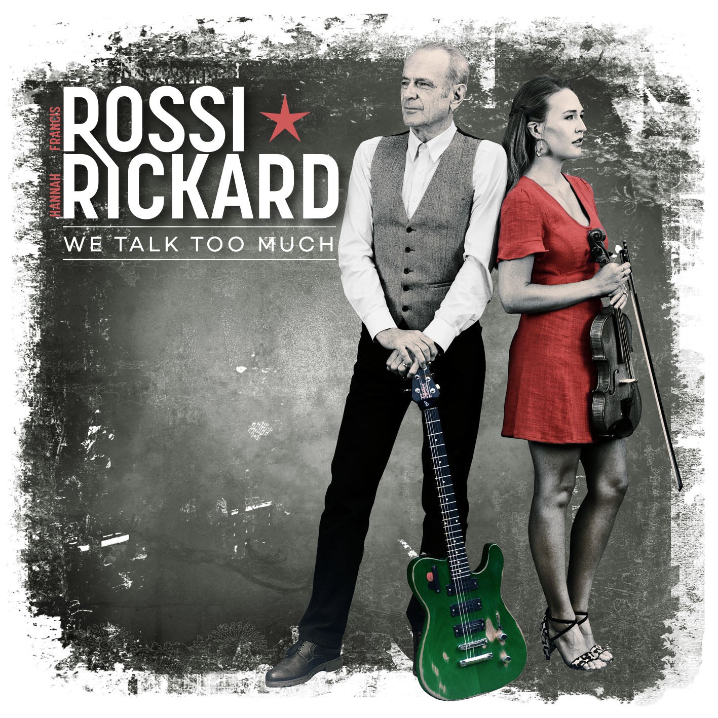 Francis Rossi and Hannah Rickard album cover with guitar and violin.
