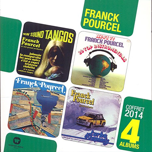 CD set featuring four Franck Pourcel album covers in a green box.