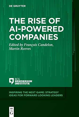 Book cover: "The Rise of AI-Powered Companies" with green and white design.