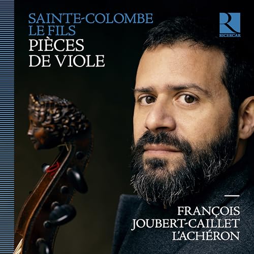 CD cover featuring portrait of François Joubert-Caillet and a viola.