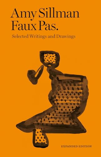 Book cover with abstract brown drawing on orange background.