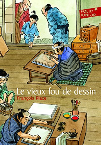 Book cover: illustrated scene of people in traditional Japanese clothing.