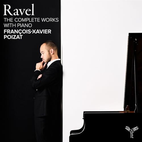 Album cover featuring pianist François-Xavier Poizat and a grand piano.