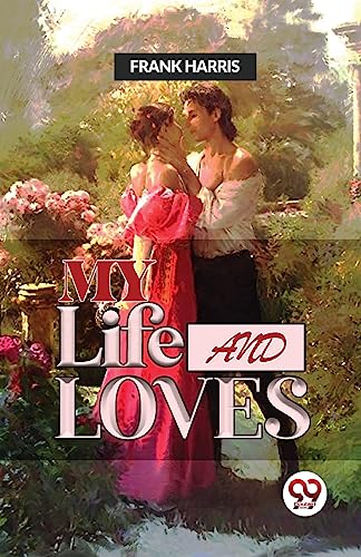 Book cover: romantic couple embraced in a garden setting.