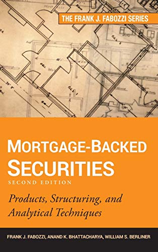Book cover for "Mortgage-Backed Securities: Products" with house plans background.