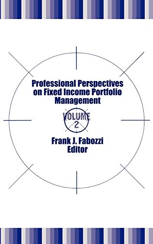 Book cover: "Professional Perspectives on Fixed Income Portfolio Management," Volume 2.