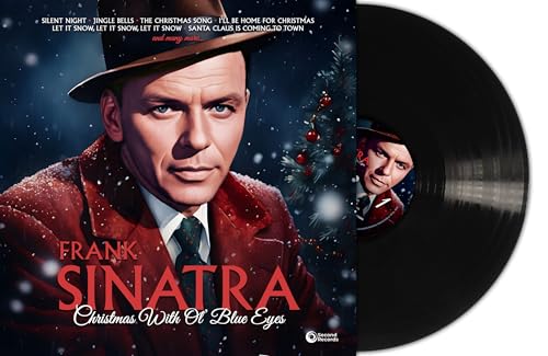 Frank Sinatra album cover and black vinyl record displayed together.