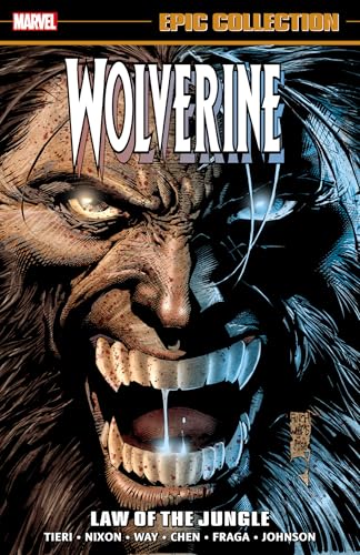 Wolverine comic book cover featuring a snarling, close-up portrait.