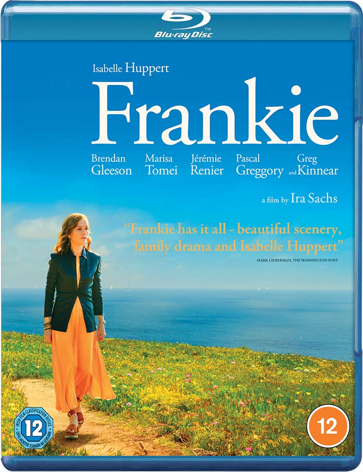 Blu-ray cover for "Frankie" featuring Isabelle Huppert and Brendan Gleeson.