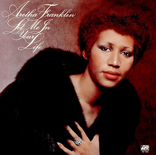 Aretha Franklin album cover, portrait of the singer in a fur stole.
