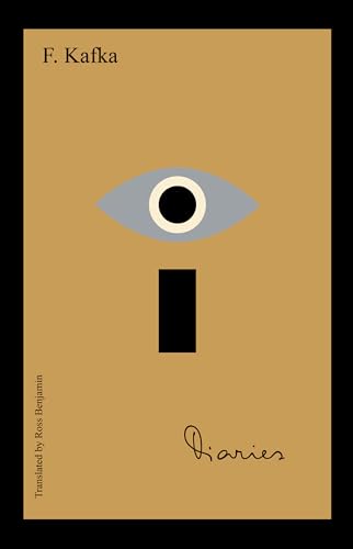 Book cover for "The Diaries of Franz Kafka" with an eye and keyhole.
