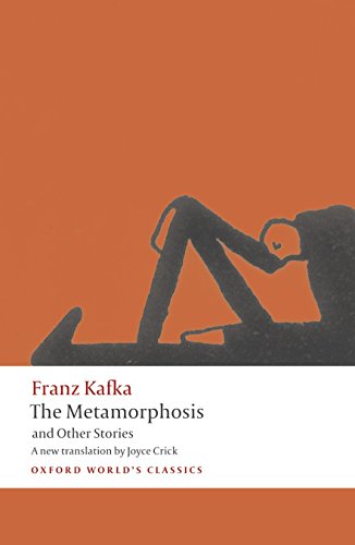 Book with Franz Kafka's stories, classic cover design, modest size, and Oxford logo.