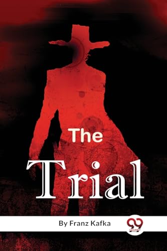 Book cover for "The Trial" by Franz Kafka, featuring a shadowy figure.