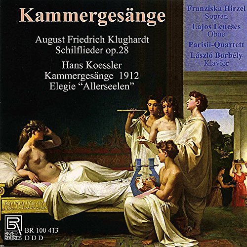 CD cover: “Kammergesänge” featuring classical painting and artist names.