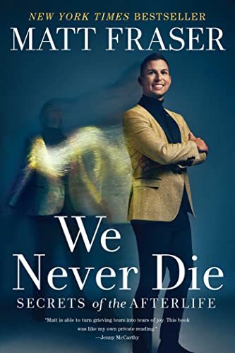 Book cover featuring Matt Fraser in a gold jacket with a ghostly figure behind.