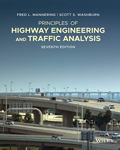 Textbook cover: "Principles of Highway Engineering and Traffic Analysis," seventh edition.