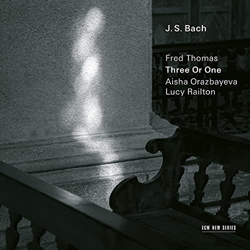 CD cover for "Three Or One" by J.S. Bach and Fred Thomas.