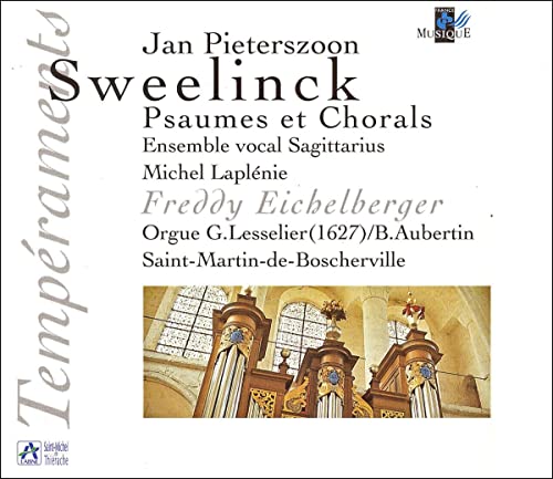 CD cover for Sweelinck’s “Psaumes et Chorales” featuring a church organ.