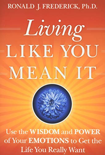 Book cover with orange sunburst background, white text, and a blue flower icon.