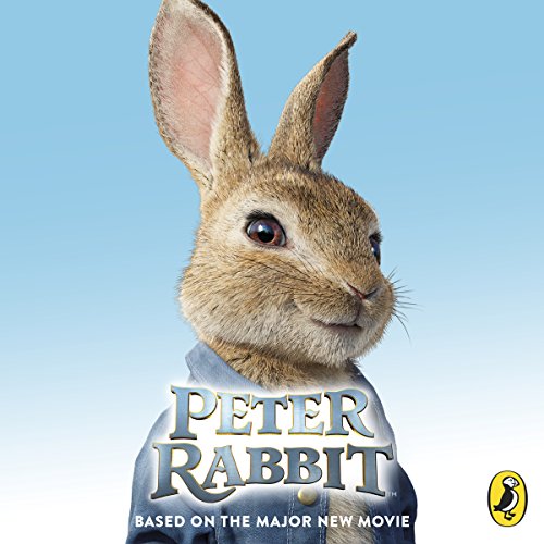 Peter Rabbit book cover featuring a realistic rabbit in a jacket.