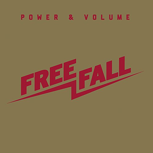 CD cover for "Free Fall - Power and Volume" with red text on tan.