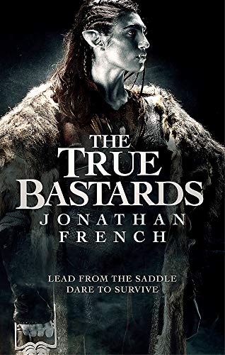 Book cover featuring a man in furs with pointed ears, titled "The True Bastards".