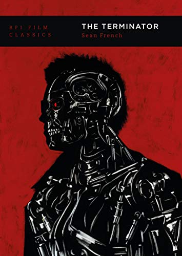 Book cover: The Terminator, featuring a skeletal robot head on red background.