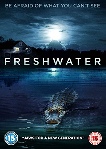 DVD cover for "Freshwater" featuring an alligator in dark water.