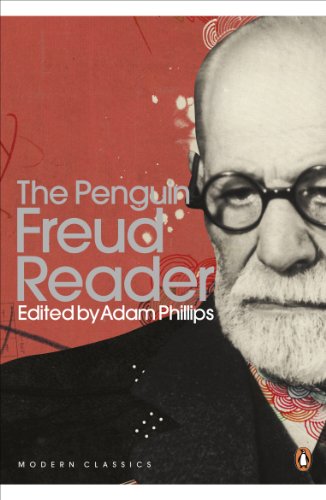 Book cover: "The Penguin Freud Reader" featuring a portrait of Sigmund Freud.