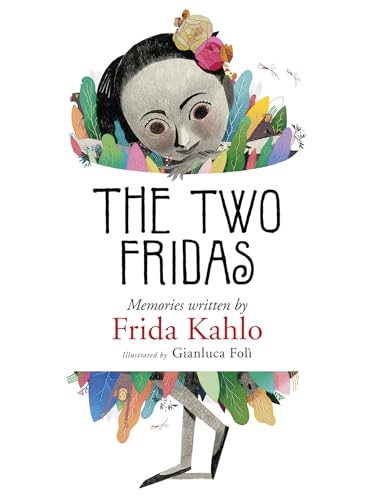 Book cover featuring illustrated portrait of Frida Kahlo with colorful foliage.